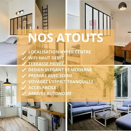 Lägenhet Le Refuge - Maisonnette Atypique, Vieux-lille *