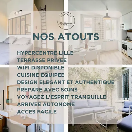 Le Refuge - Maisonnette Atypique, Vieux-lille Lägenhet Lille