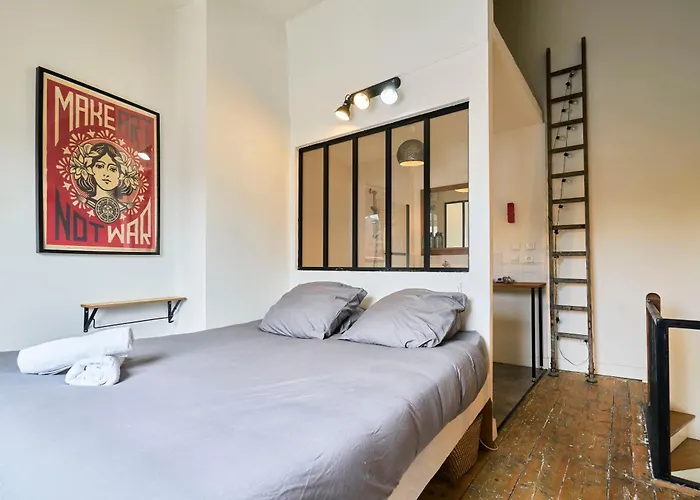 Lägenhet Le Refuge - Maisonnette Atypique, Vieux-lille *