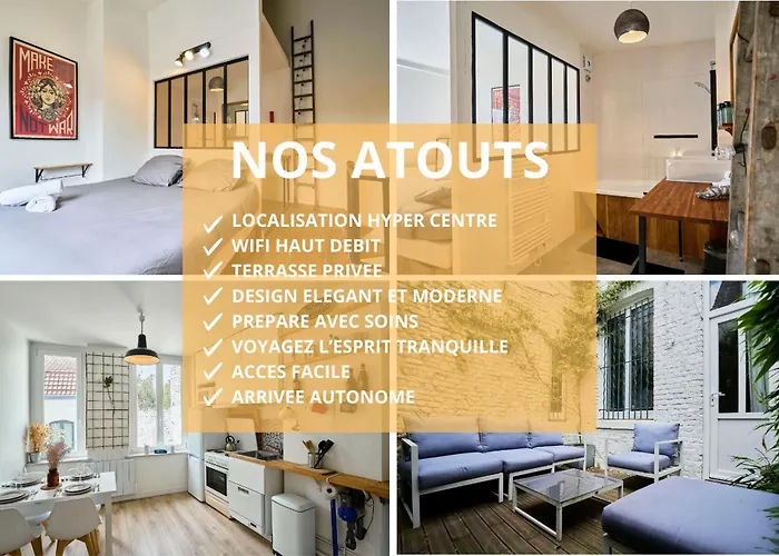 Lägenhet Le Refuge - Maisonnette Atypique, Vieux-lille *